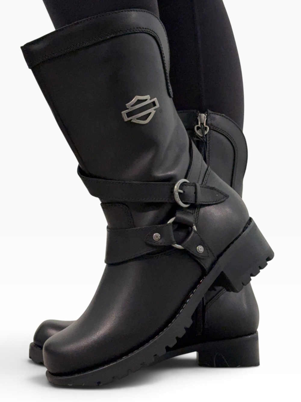 Harley-Davidson Black Women's Combat Moto Boots